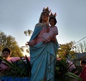 La virgen de San Nicolás visita Lobos en su aniversario