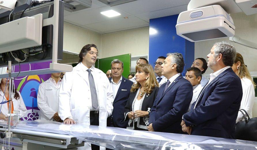 Se puso en marcha el angiógrafo que entregó Nación a Mendoza
