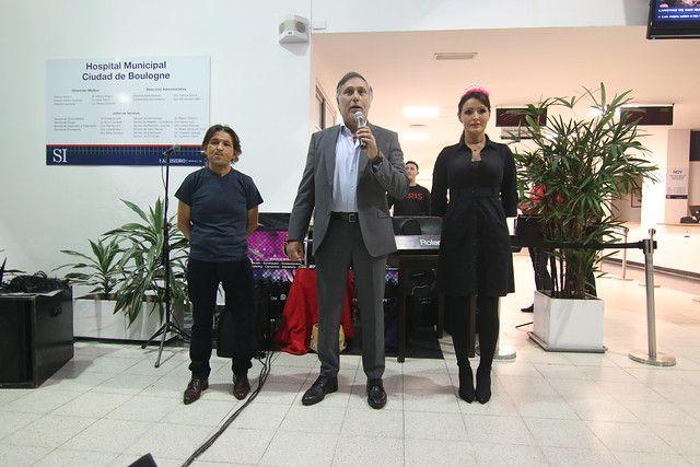 Festejo de pacientes y médicos del servicio de oncología del Hospital de Boulogne