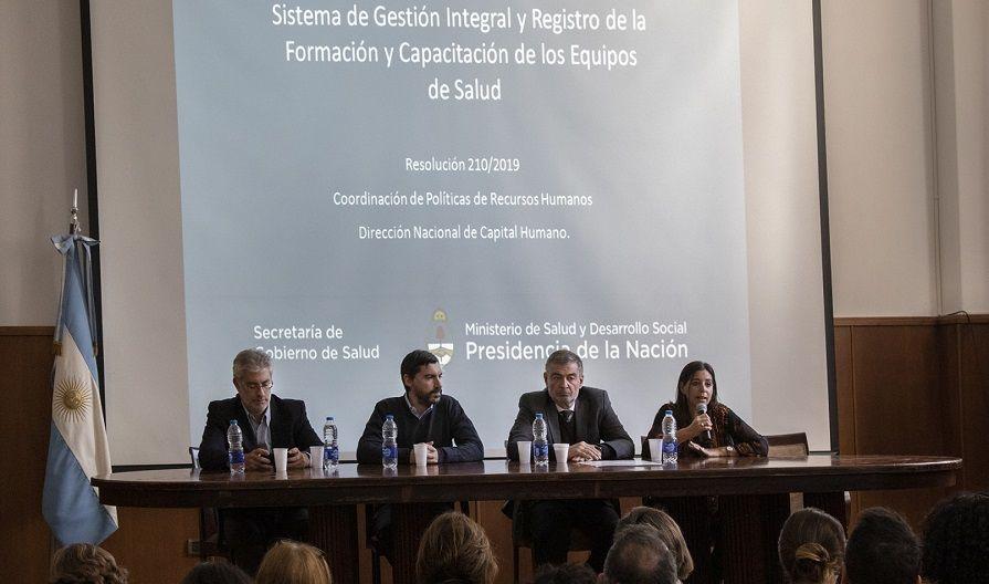 La Dirección de Capital Humano presentó el Sistema de Formación y Capacitación de los Equipos de Salud