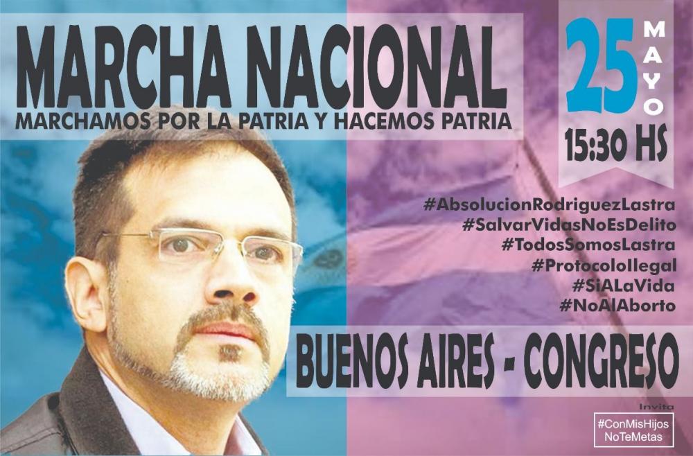 ¡POR UNA JUSTICIA JUSTA! ¡POR UNA PATRIA SIN ABORTO!