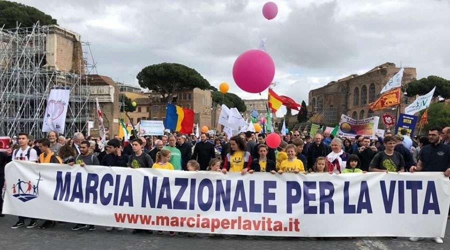 18 de mayo en Marcia per la Vita en Roma