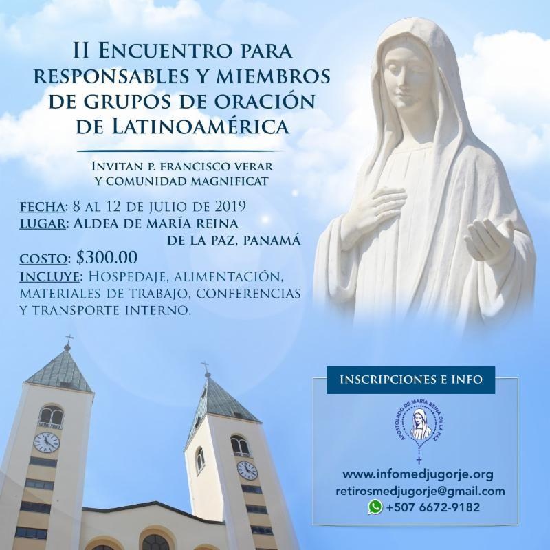II Encuentro para Responsables y Grupos de oración de Latinoamérica en Panamá con el P. Verar Panamá