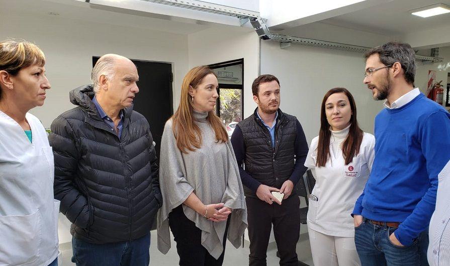 Vidal, Scarsi y Grindetti recorrieron obras de la Red AMBA en Lanús