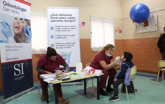 San Isidro continúa con los controles odontológicos gratuitos en jardines de infantes