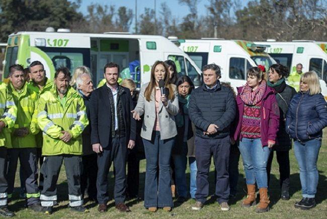 Vidal, Scarsi y López Medrano inauguraron el SAME en el partido de San Martín