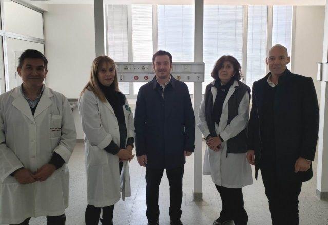 El ministro Scarsi recorrió el Hospital Presidente Perón