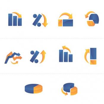 Vector graph icons