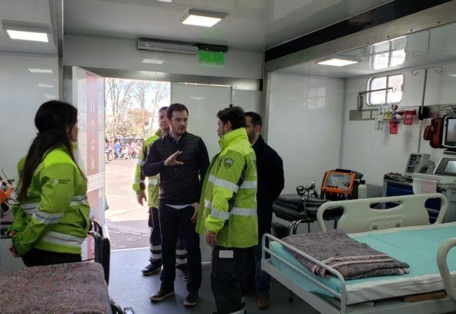 Tecnópolis Federal: Scarsi recorrió el Centro de Emergencias para Catástrofes