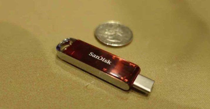 SanDisk presenta el pendrive USB C de 1 TB más pequeño del mundo