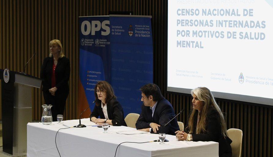 Se presentaron los resultados del 1° Censo Nacional de Personas Internadas por Motivos de Salud Mental