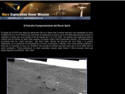 El extraño comportamiento del rover spirit