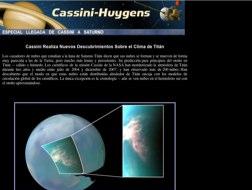 Cassini realiza nuevos descubrimientos sobre el clima de titán