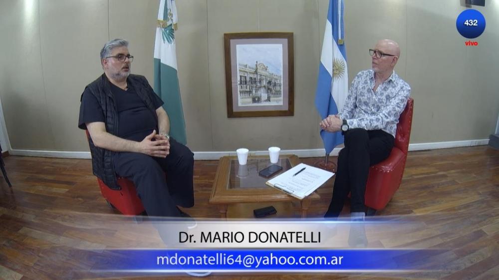 El Dr. Mario Donatelli y la Dra. Marlen Bustillos en BUENA PRAXIS TV