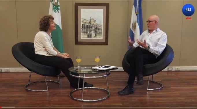 El Dr. Jorge Graci y Susini y la Lic. Ana María Sovrán en BUENA PRAXIS TV