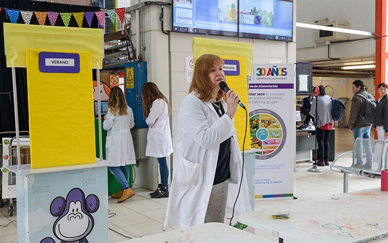 El Garrahan conmemoró el Día Mundial de la Alimentación con un taller de promoción de la buena alimentación
