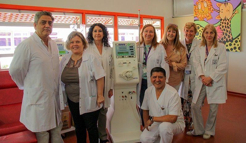 El Servicio de Nefrología del Garrahan recibió un nuevo equipo de Hemodiálisis