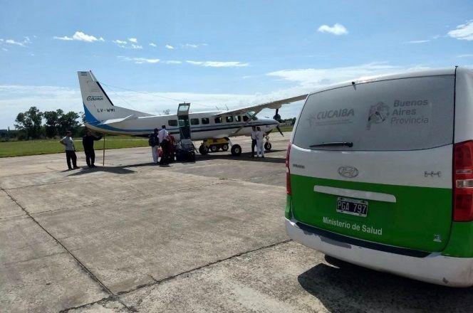 Vuelven a usar un avión de la provincia de Buenos Aires para un operativo de donación de órganos