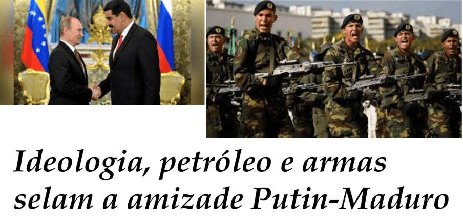 Rusia (Putin) continúa sustentando a Venezuela, incluso militarmente. La opresión continúa