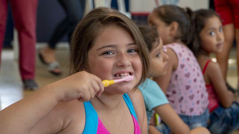 San Isidro: En las colonias niños y niñas aprenden a tener dientes sanos