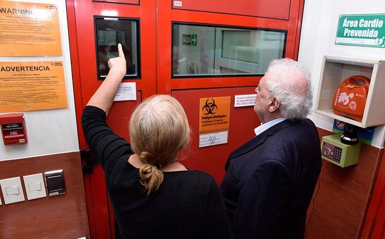 Ginés Gonzaléz García supervisó los procesos en los laboratorios donde se analizan las muestras de COVID-19