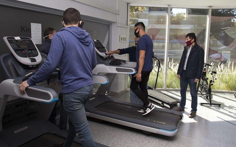 Cómo es el sector de relajación para los médicos del Hospital Central de San Isidro