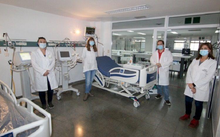 Inauguran en el Hospital San Martín una sala de terapia intermedia para tratar pacientes con COVID-19