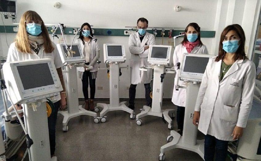 Suman cerca de 500 respiradores nuevos en hospitales de la provincia para el tratamiento de pacientes con coronavirus