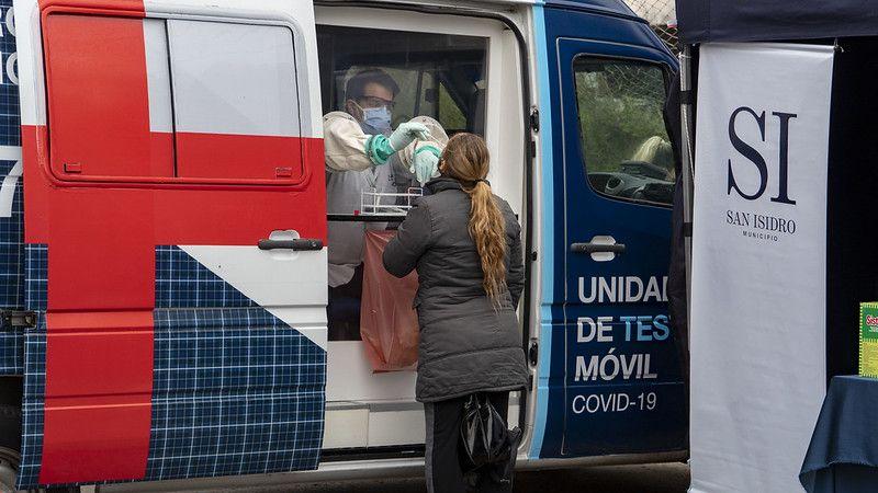 Búsqueda activa de COVID-19 en San Isidro: 720 vecinos se acercaron al puesto móvil de Beccar
