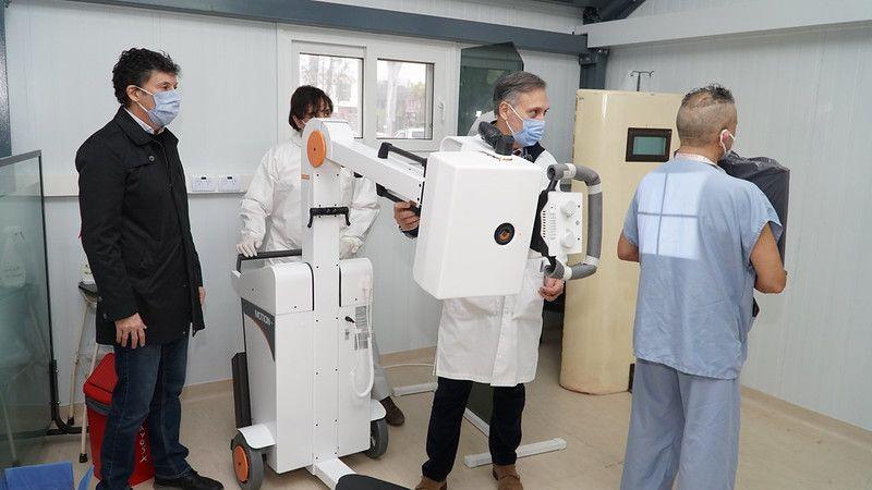 San Isidro: Nuevo equipo de rayos X en el módulo sanitario del Hospital Central