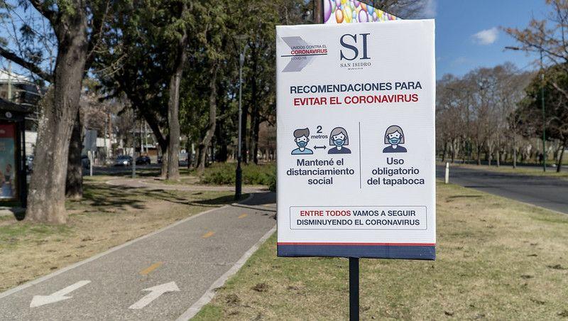 San Isidro lanzó una campaña para concientizar sobre el distanciamiento social