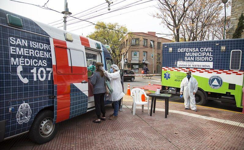 San Isidro: La búsqueda de casos positivos COVID-19 pasó por Martínez