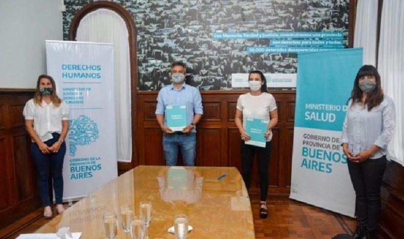 Provincia: Salud y Derechos Humanos firmaron un convenio para trabajar en salud mental
