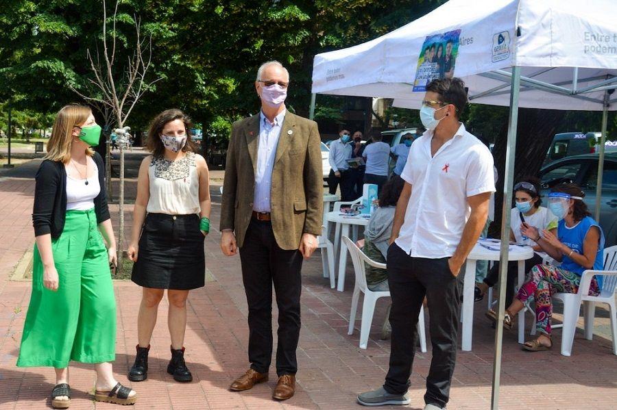 Semana del VIH: Jornada de testeo gratuito realizada en la plaza San Martín de La Plata