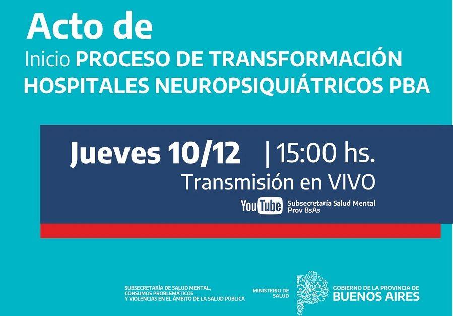 Ponen en marcha el proceso de transformación en hospitales para una provincia libre de manicomios