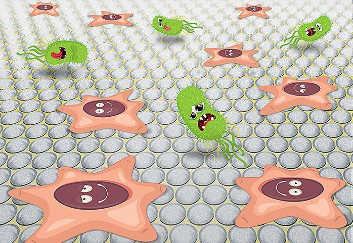 Desarrollan un nanomaterial bactericida que podría recubrir implantes y prótesis