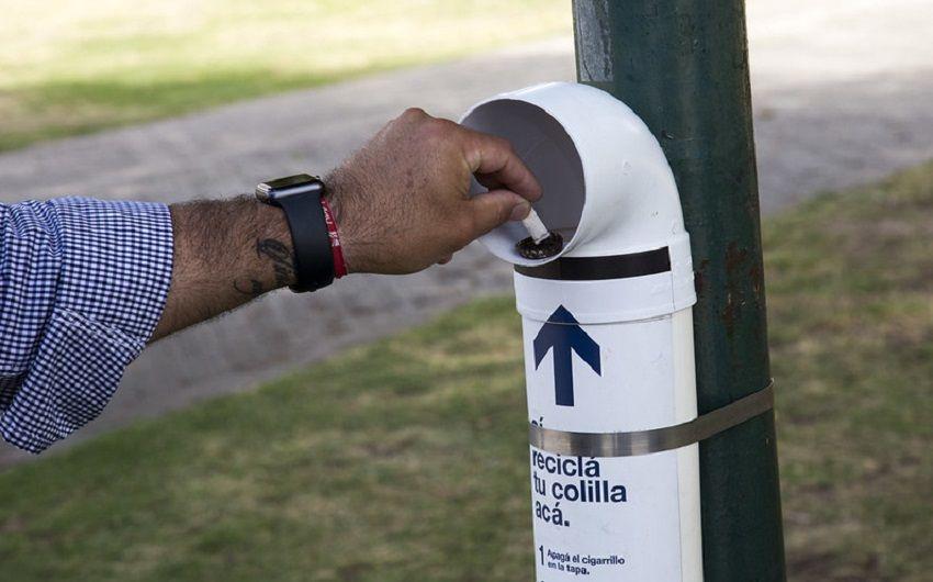 San Isidro instala colilleros para depositar filtros de cigarrillo