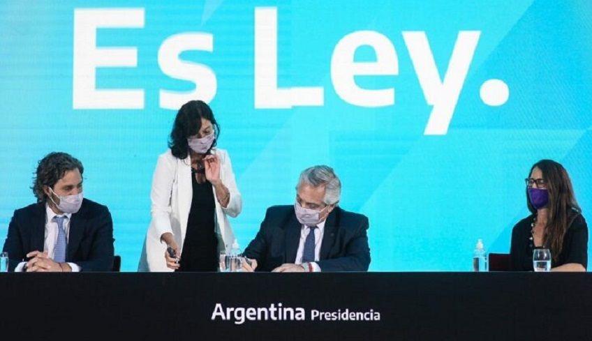 Oficializaron la promulgación de la Ley de Interrupción Voluntaria del Embarazo