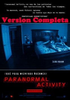 Paranormal activity    (version completa)