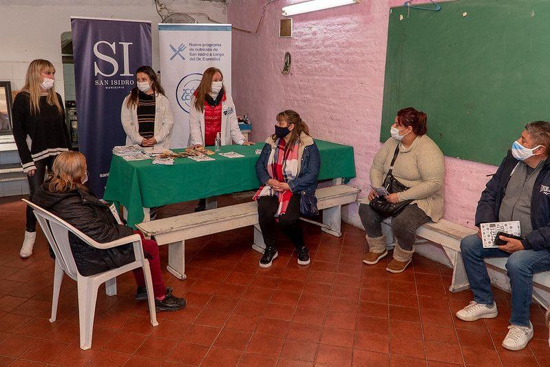San Isidro: El Servicio de Nutrición para la comunidad recorre merenderos