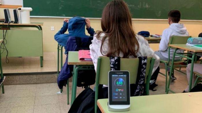 Presencialidad cuidada: En la Provincia 7 de cada 10 escuelas usaron medidores de dióxido de carbono