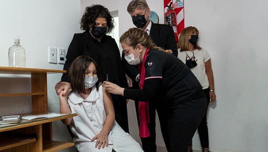 Argentina inició la vacunación contra la COVID-19 para niños de 3 a 11 años