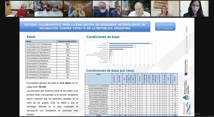 Presentan resultados preliminares del primer análisis interino del estudio sobre combinación de vacunas contra COVID-19