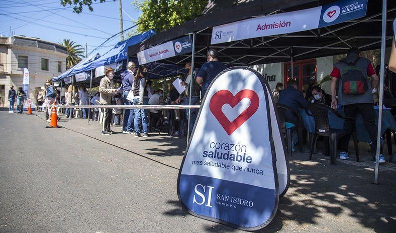 Corazón Saludable en San Isidro: 2.000 vecinos se realizaron chequeos gratuitos en la vía pública