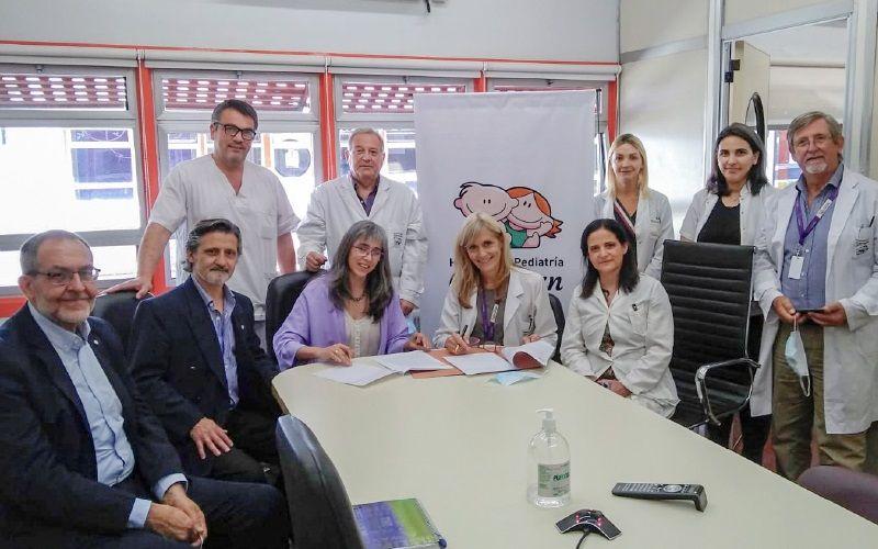 El Garrahan firmó un convenio con la Comisión Nacional de Energía Atómica para mejorar el área de Radioterapia y Medicina Nuclear