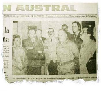 Prontuario de miembros prominentes del gobierno argentino