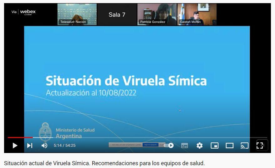 Equipos de salud se capacitan sobre viruela símica