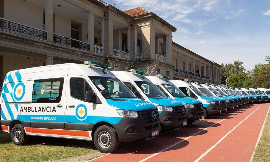 La Provincia de Buenos Aires recibió 40 ambulancias