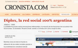 CRONISTA | Diplox, la Red Social 100% Argentina