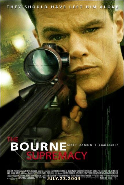 2) THE BOURNE SUPREMACY (La Supremacia de Bourne)